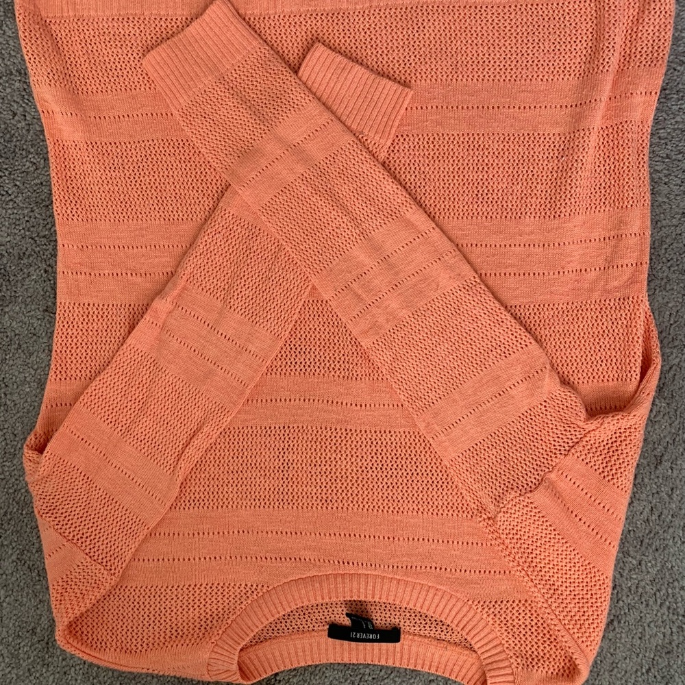 Forever 21 Melon Lightweight sweater